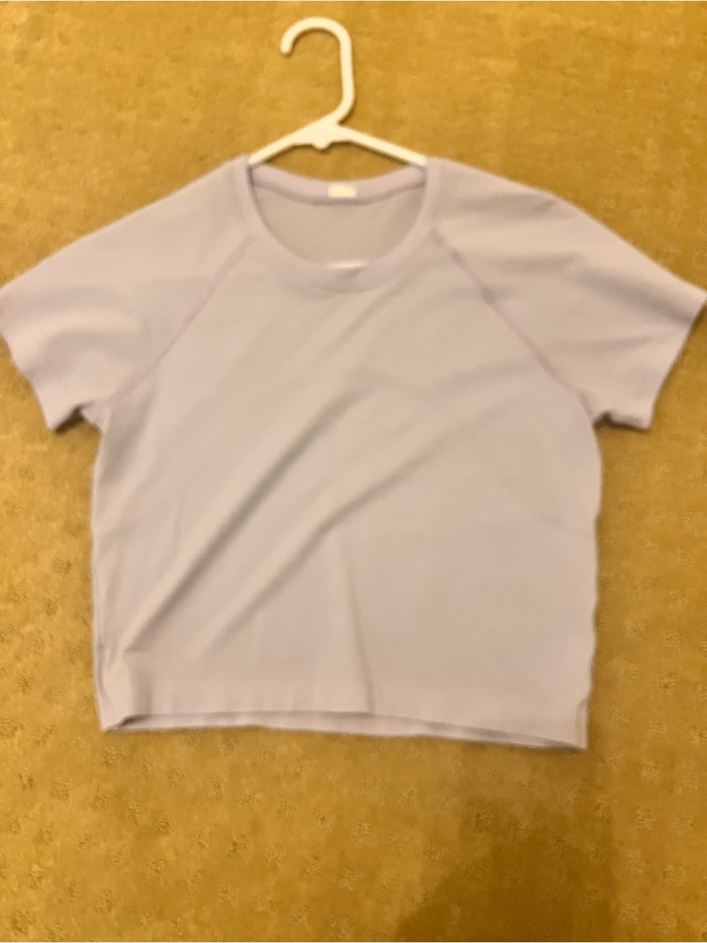 lululemon athletica Light Lavender Short Sleeve Crew Tee